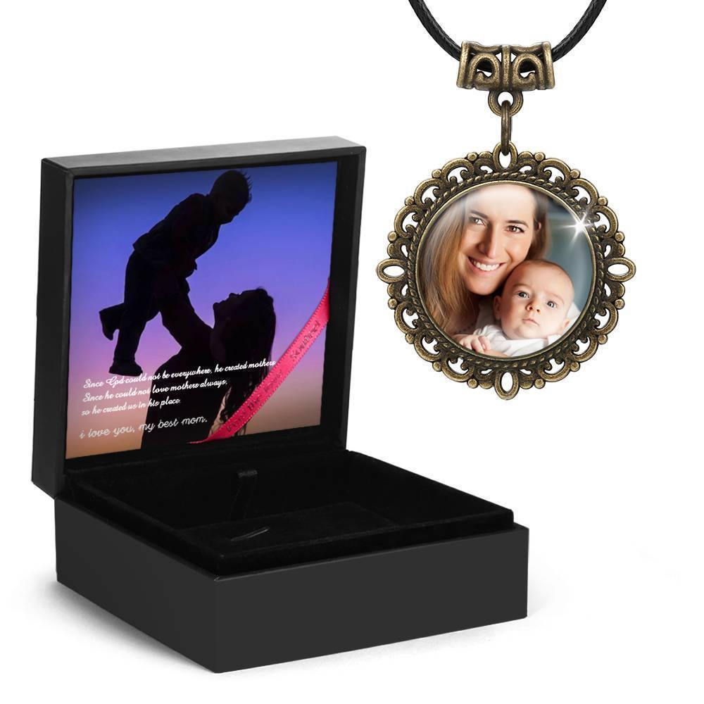 Round Photo Necklace - soufeelus