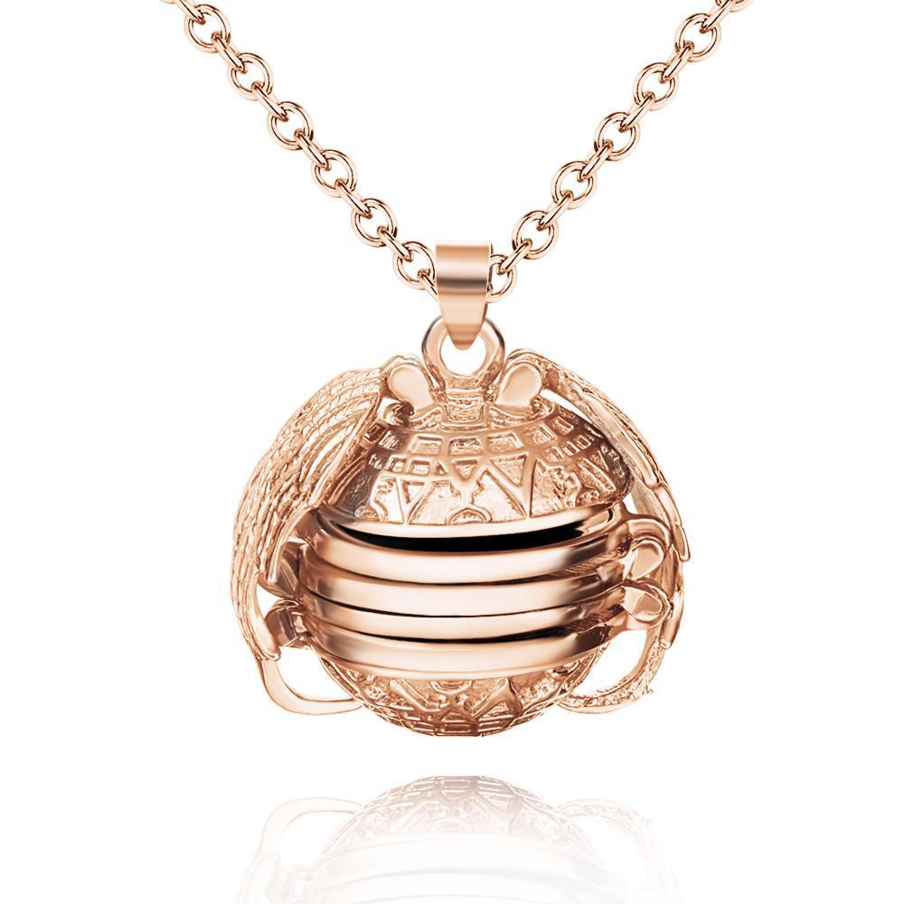 Photo Wings Necklace Pendant Personalized Custom Photo Locket Frame Unique Jewelry Gifts - 