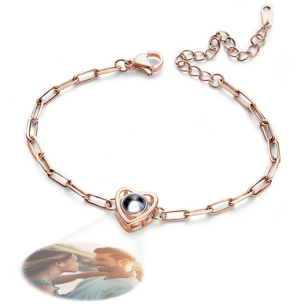 Custom Photo Projection Bracelet Gift for Special Person - soufeelmy