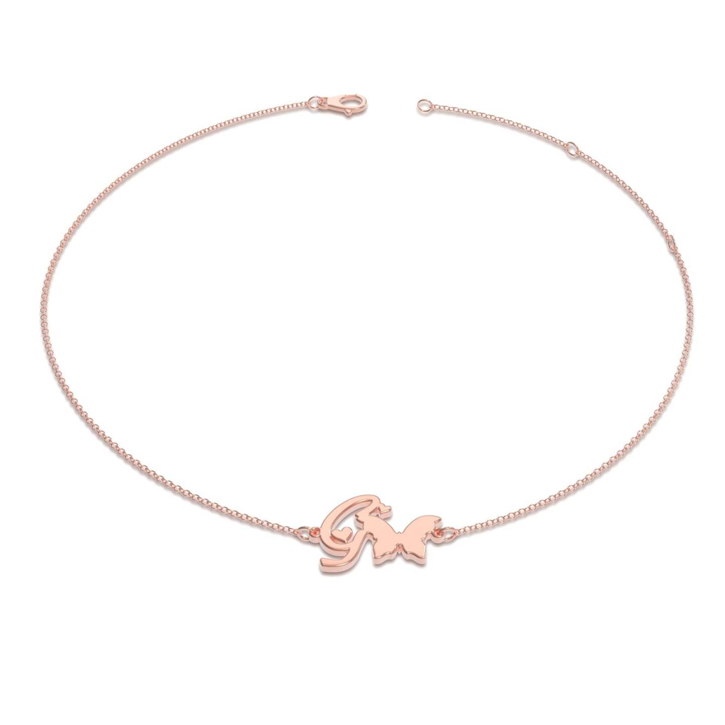 Custom Bracelet Female Bracelet Gift, Personalized Bracelet With A Butterfly - 