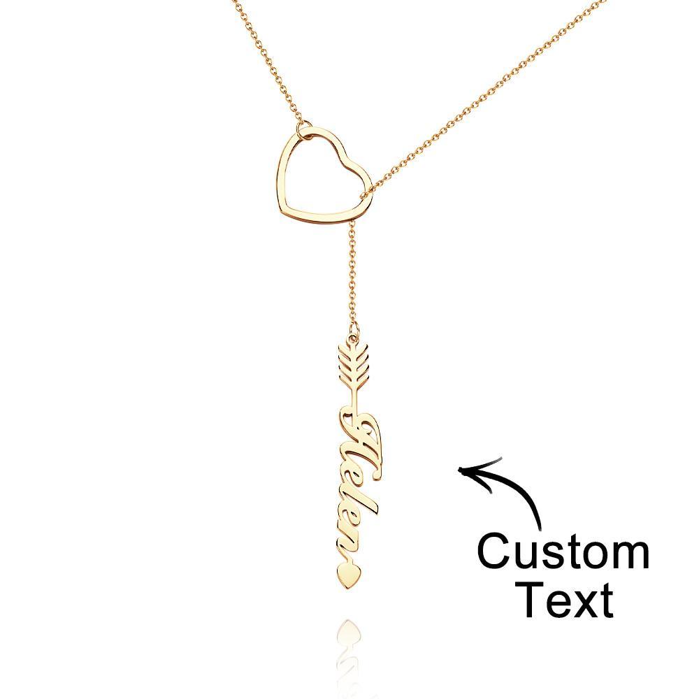 "Out Of Love" Personalized Name Necklace With Heart Perfect Gift for Birthdays Weddings - soufeelmy