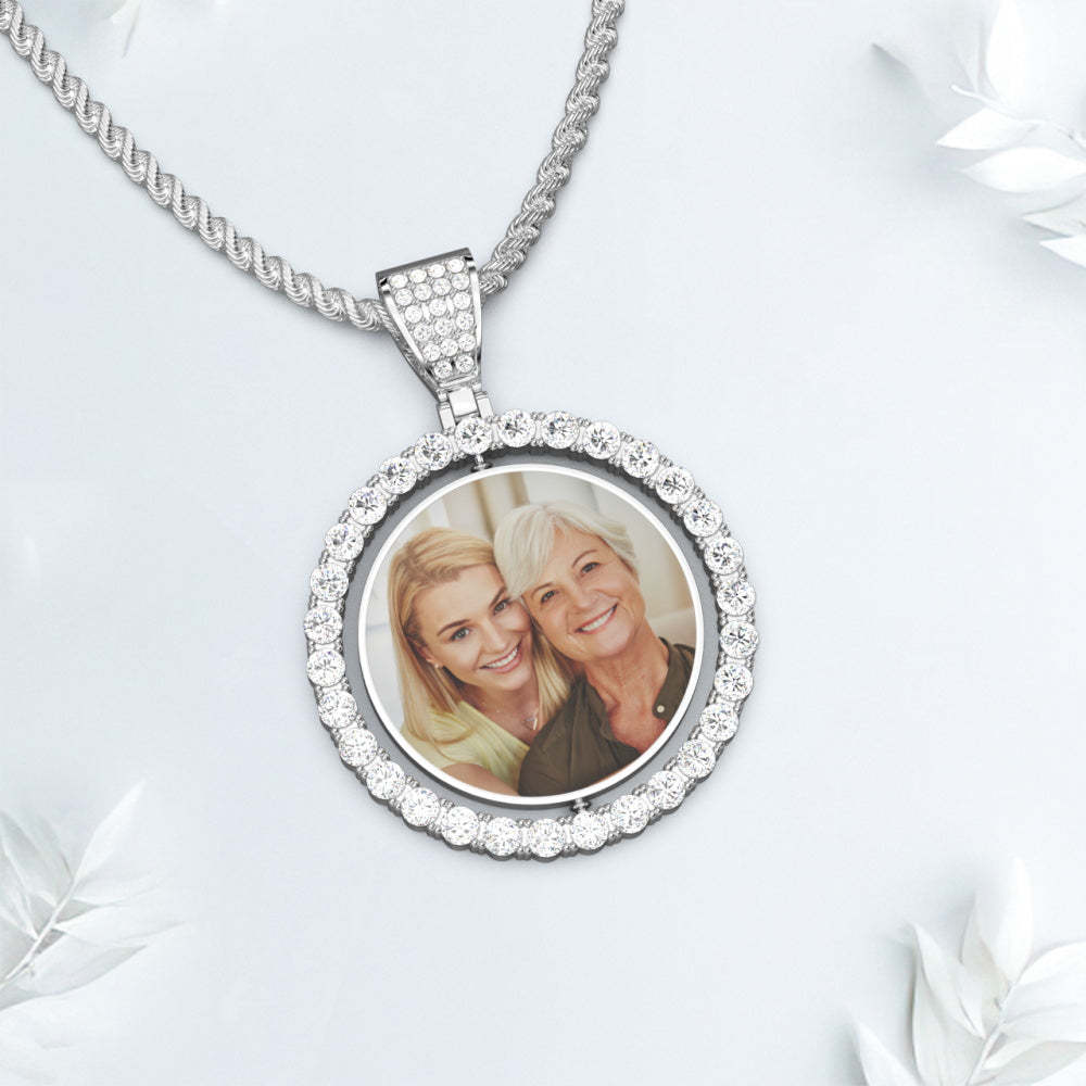 Mothers Day Photo Necklace Gift Personalized Necklace for Mom - soufeelmy