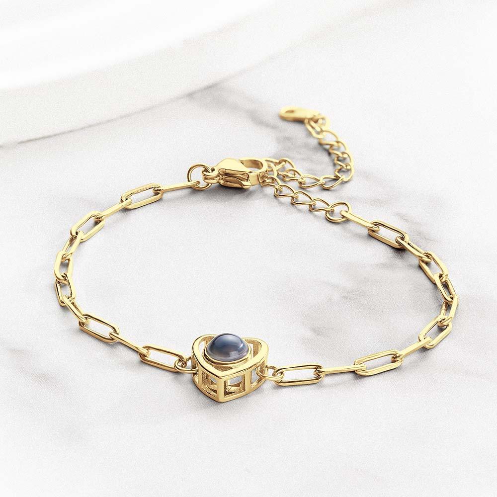 Custom Photo Projection Bracelet Gift for Special Person - soufeelmy
