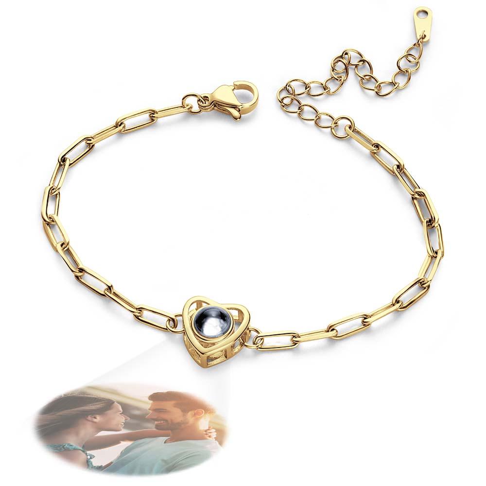 Custom Photo Projection Bracelet Gift for Special Person - soufeelmy