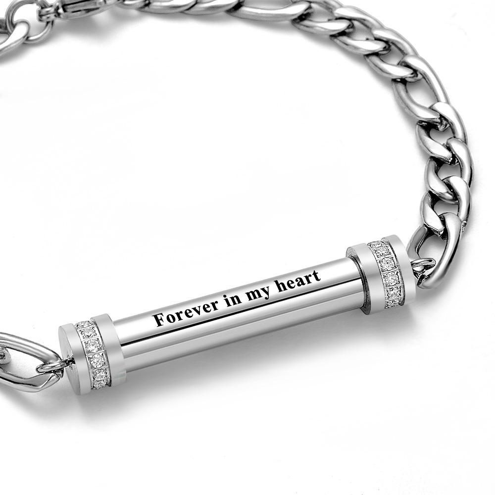 Cremation Urns Bracelet for Ashes Adjustable Bracelet Personalized Ashes Keepsake Bracelet - soufeelmy