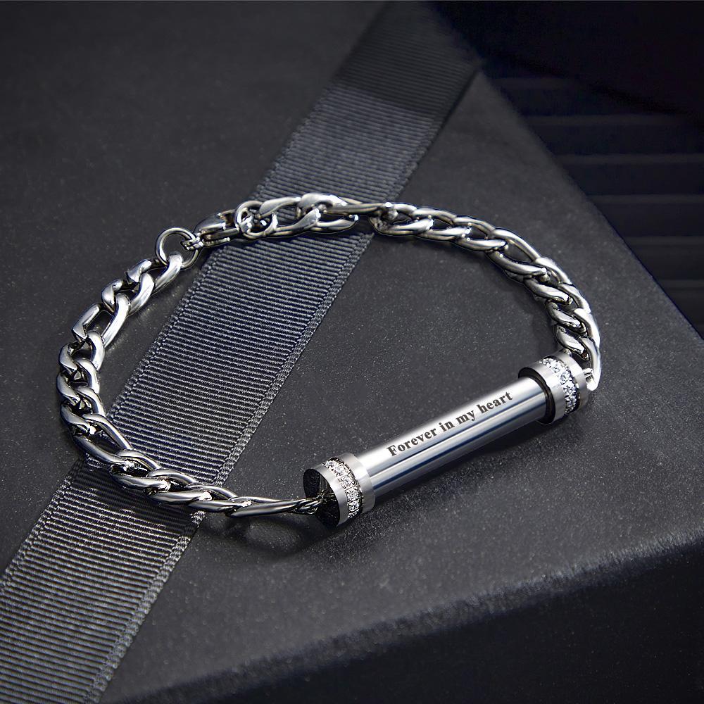 Cremation Urns Bracelet for Ashes Adjustable Bracelet Personalized Ashes Keepsake Bracelet - soufeelmy