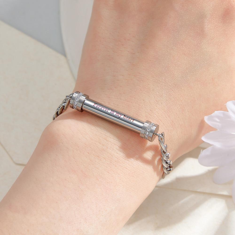 Cremation Urns Bracelet for Ashes Adjustable Bracelet Personalized Ashes Keepsake Bracelet - soufeelmy