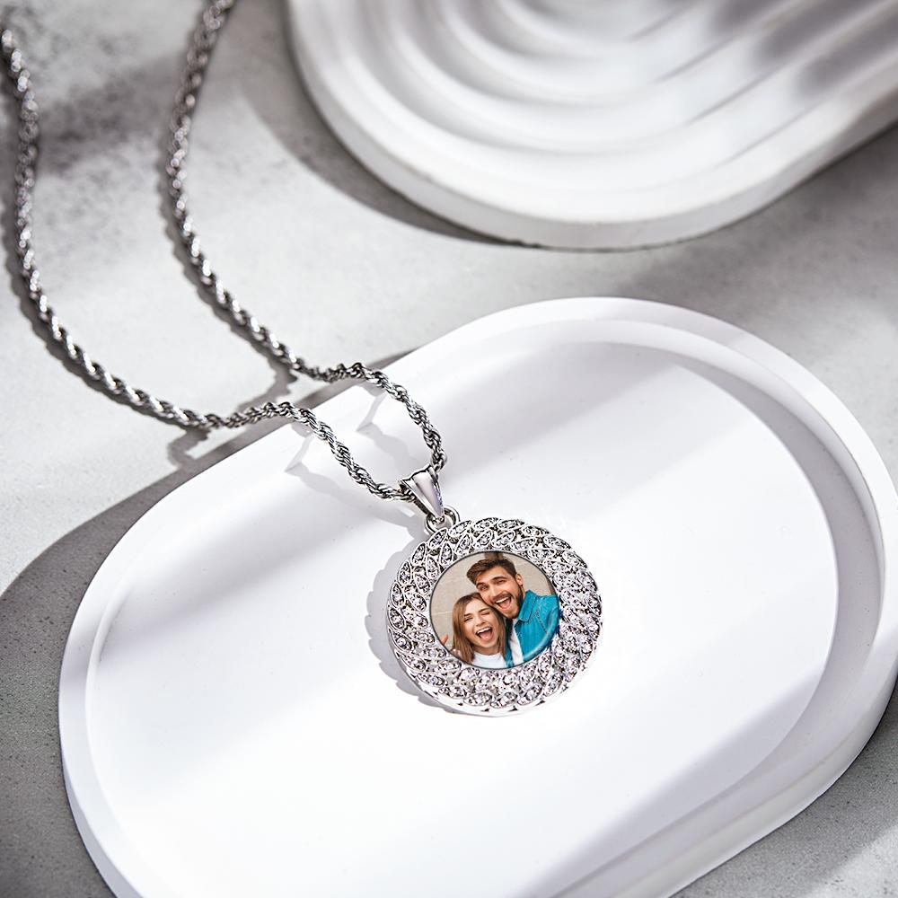 Custom Photo Sweater Chain Necklace Hip Hop Fashion Gifts - soufeelmy