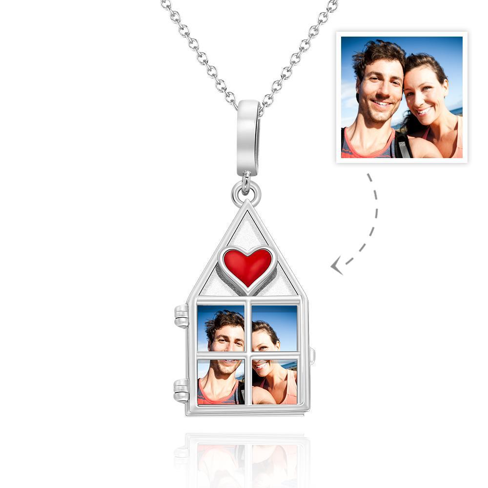 Custom Photo Necklace Love My Family Necklace Charm Premium Jewelry Family Theme - soufeelmy