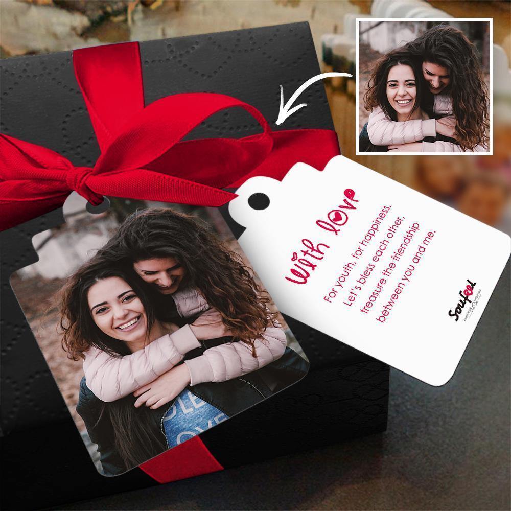 Custom Gift Card Photo Card with Your Lovely Words for Best Friends 