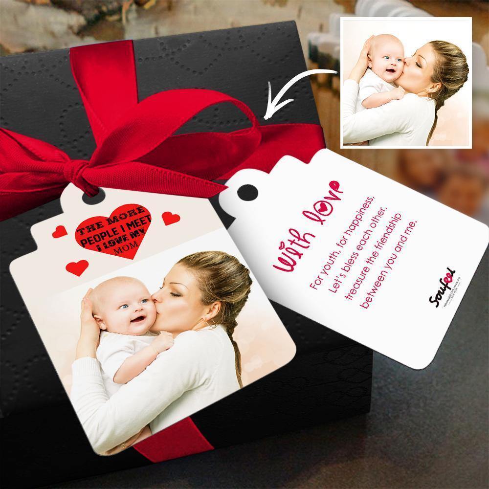 Custom Gift Card Photo Card Greeting Card Congratulations Card with Your Lovely Words for Mother 