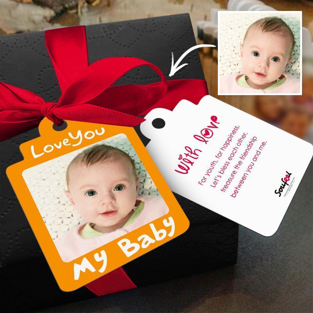 Custom Gift Card Photo Card Greeting Card Congratulations Card with Your Words for Your Baby - 