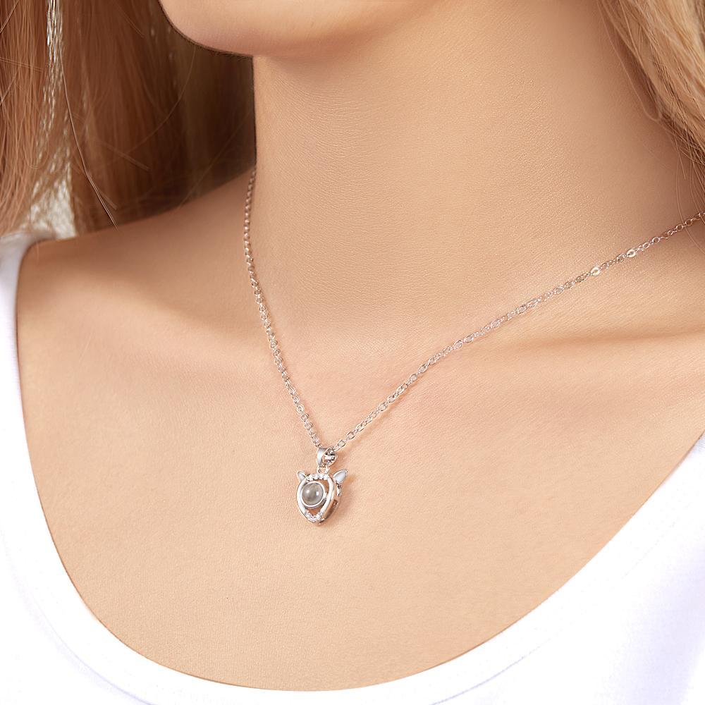 Custom Projection Necklace Custom Photo Unique Gifts - soufeelmy