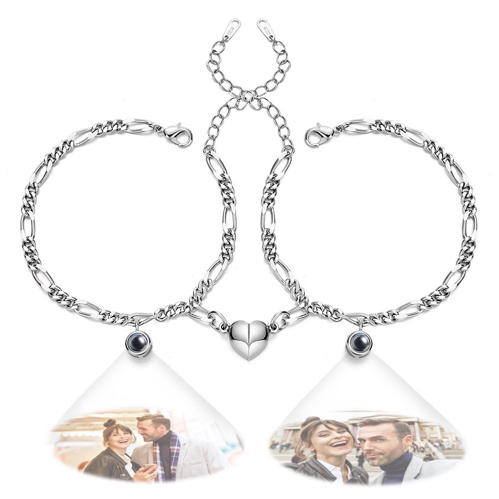 Personalized Photo Projection Bracelet Warm Gift for Valentine's Day - soufeelmy