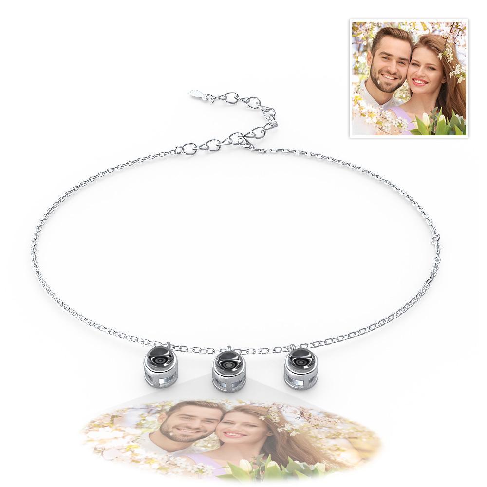 Custom Photo Projection Bracelet Minimalist Gift Memorial Photo Jewelry Trendy Best Friend Gift for Her - soufeelmy