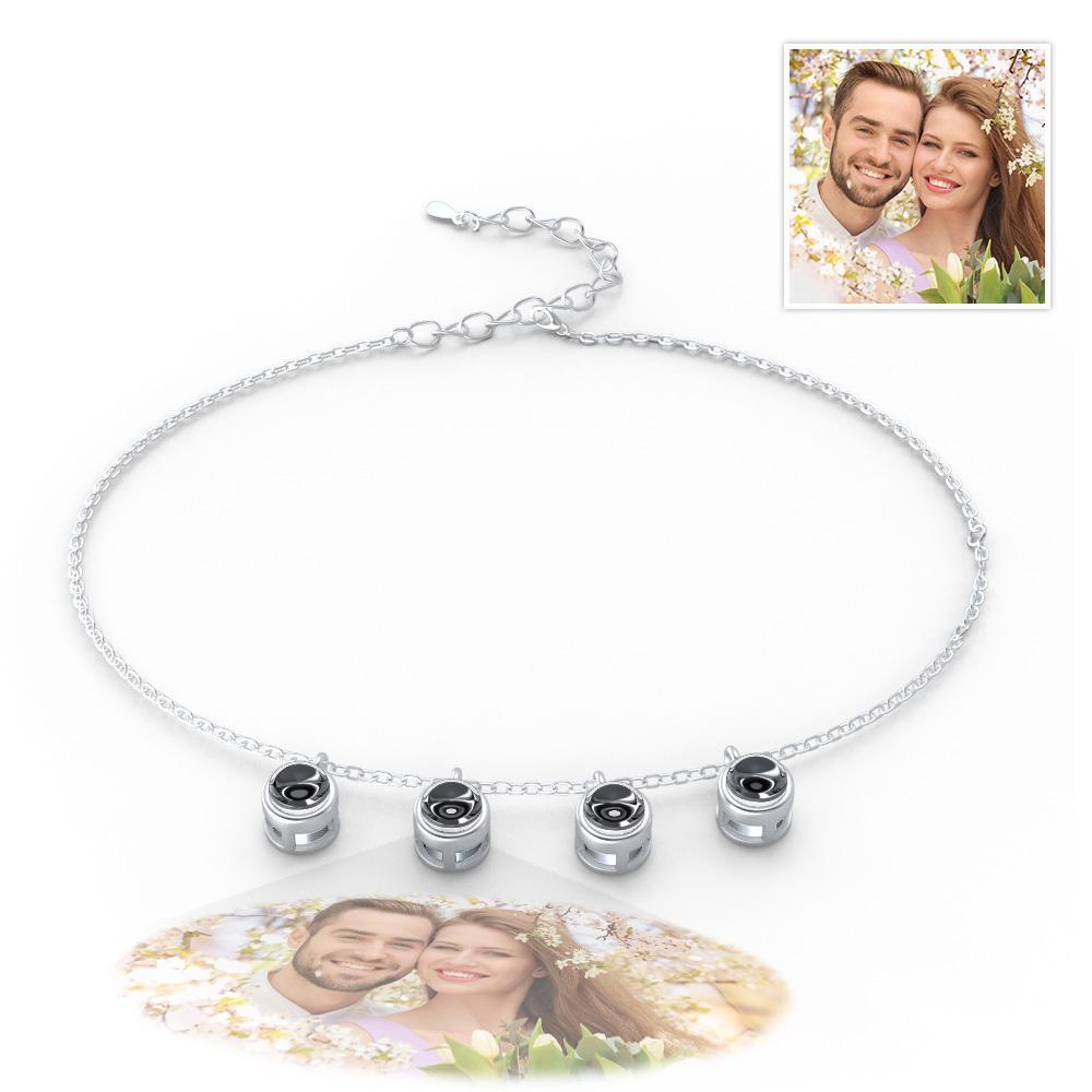 Custom Photo Projection Bracelet Minimalist Gift Memorial Photo Jewelry Trendy Best Friend Gift for Her - soufeelmy