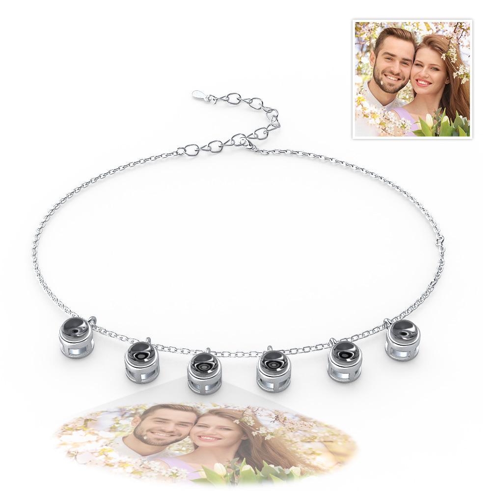 Custom Photo Projection Bracelet Minimalist Gift Memorial Photo Jewelry Trendy Best Friend Gift for Her - soufeelmy