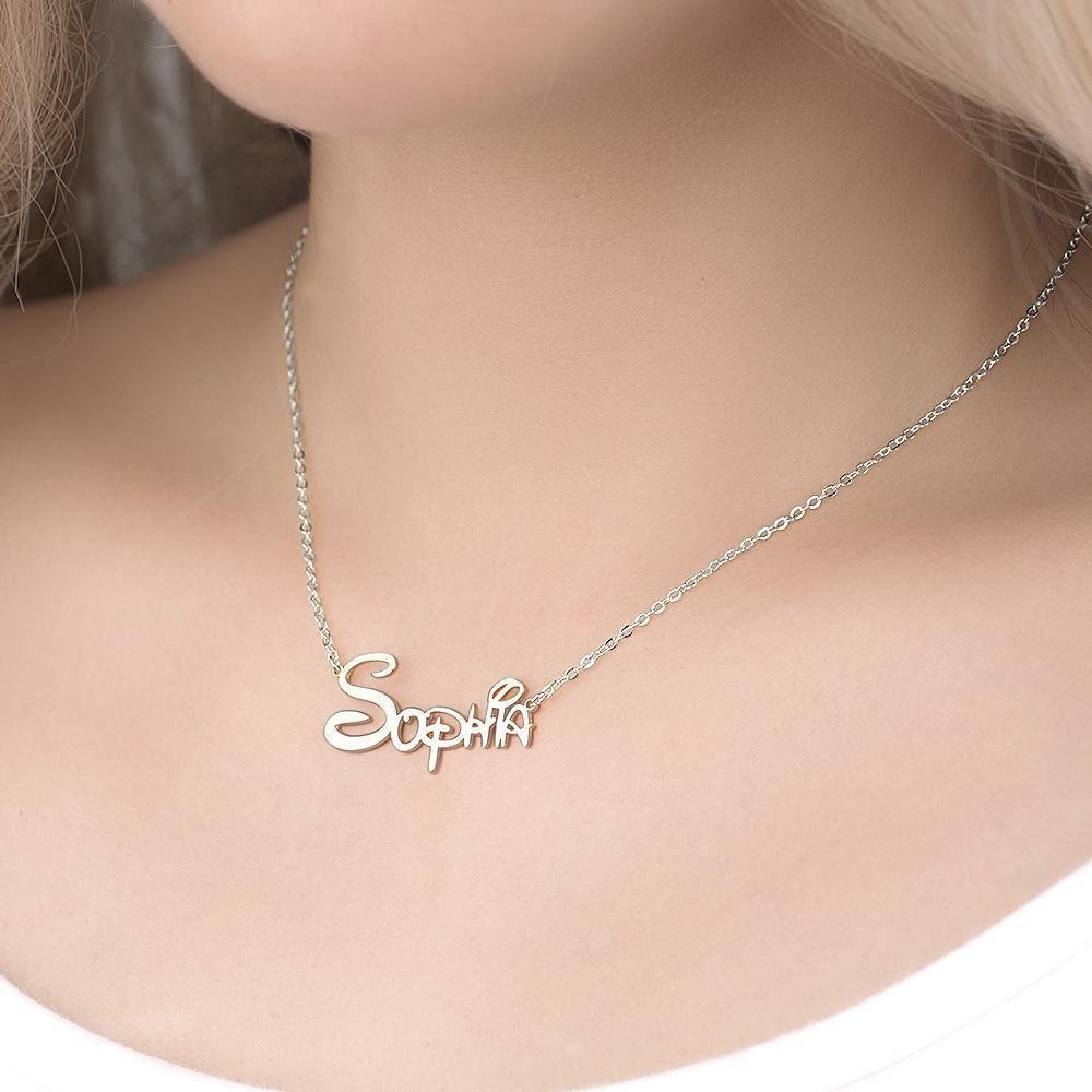 Name Necklace Custom Name Necklace Custom Your Name Unique Gift