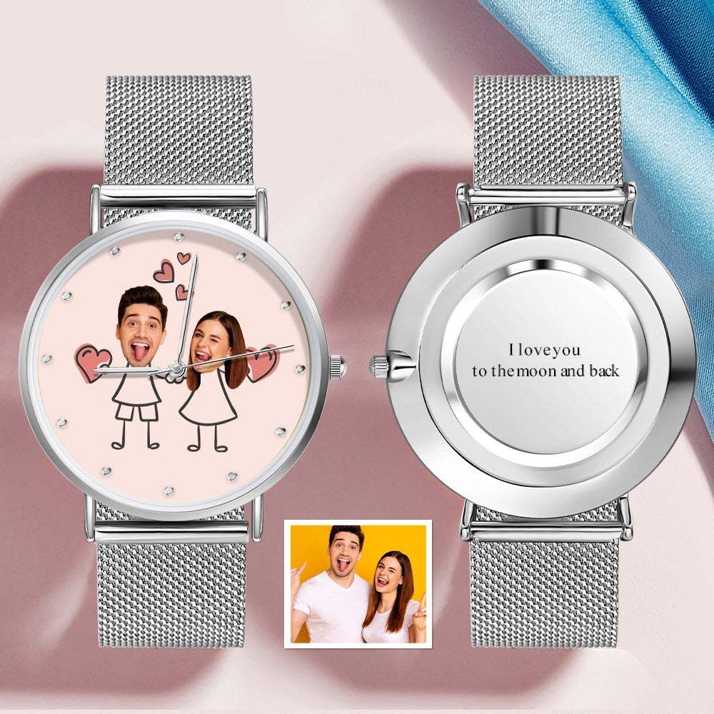 Custom Couple Photo Watch