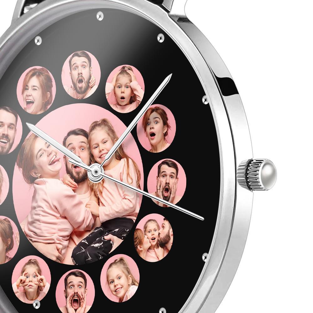 Custom Family Photo Watch Collage 13 Instagram Pictures 40mm - soufeelmy