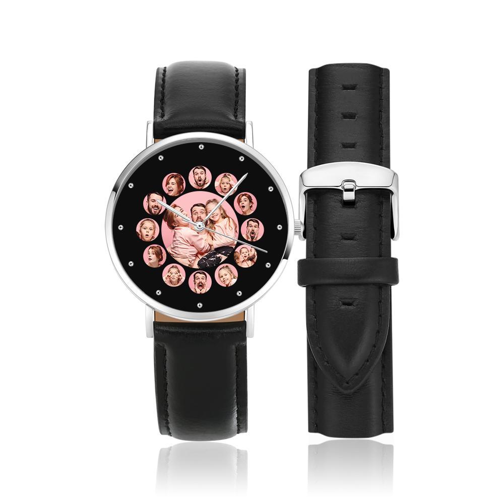 Custom Family Photo Watch Collage 13 Instagram Pictures 40mm - soufeelmy