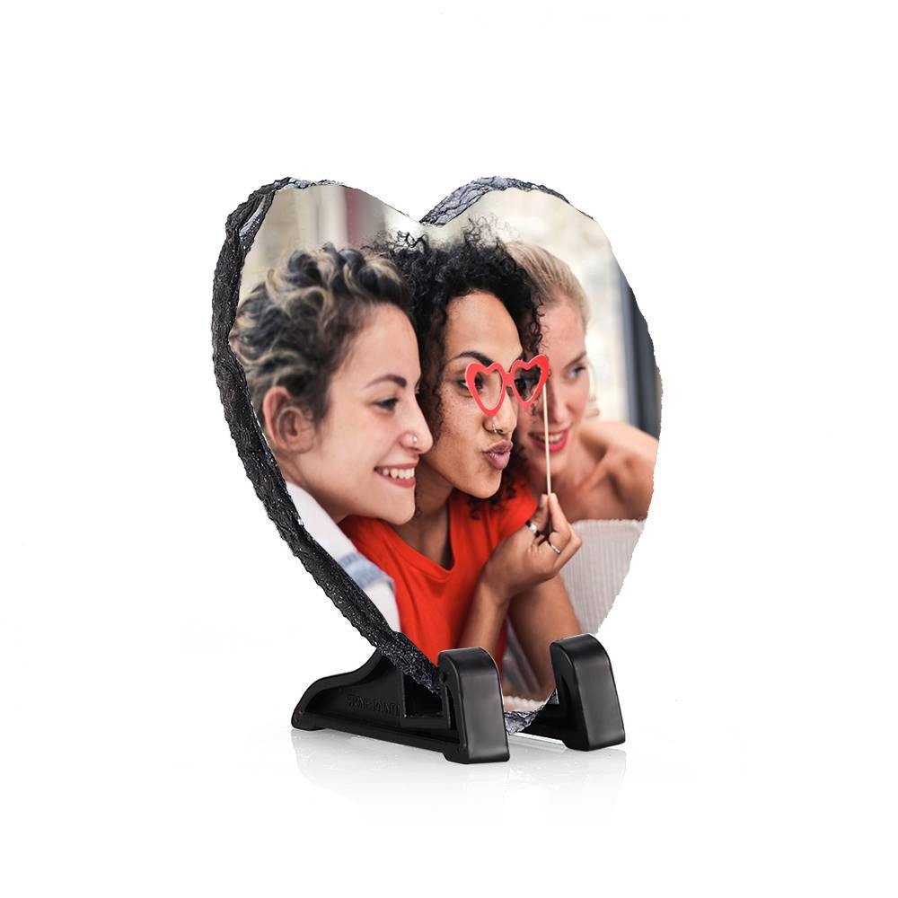 Personalised Hand Painted Slate, Heart-shaped Memory Gifts - 20*20cm - soufeelmy