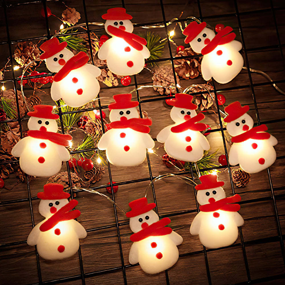 Christmas Decoration String Lights with Battery Operated or USB Powered Christmas Hanging Ornaments for Indoor Outdoor Holiday Christmas New Year Party Decorations - soufeelmy