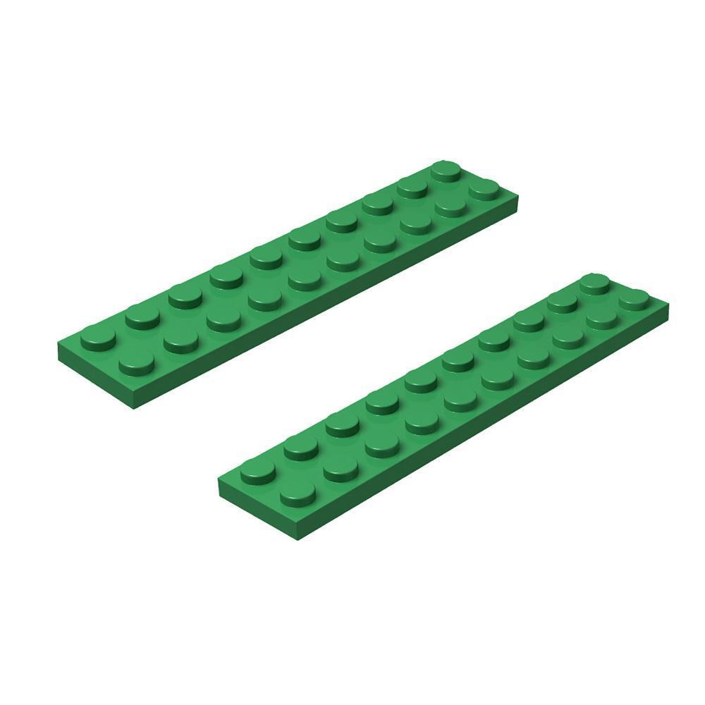 Building Base Plate Set for Building Bricks Green 3.1*0.6inch - soufeelmy