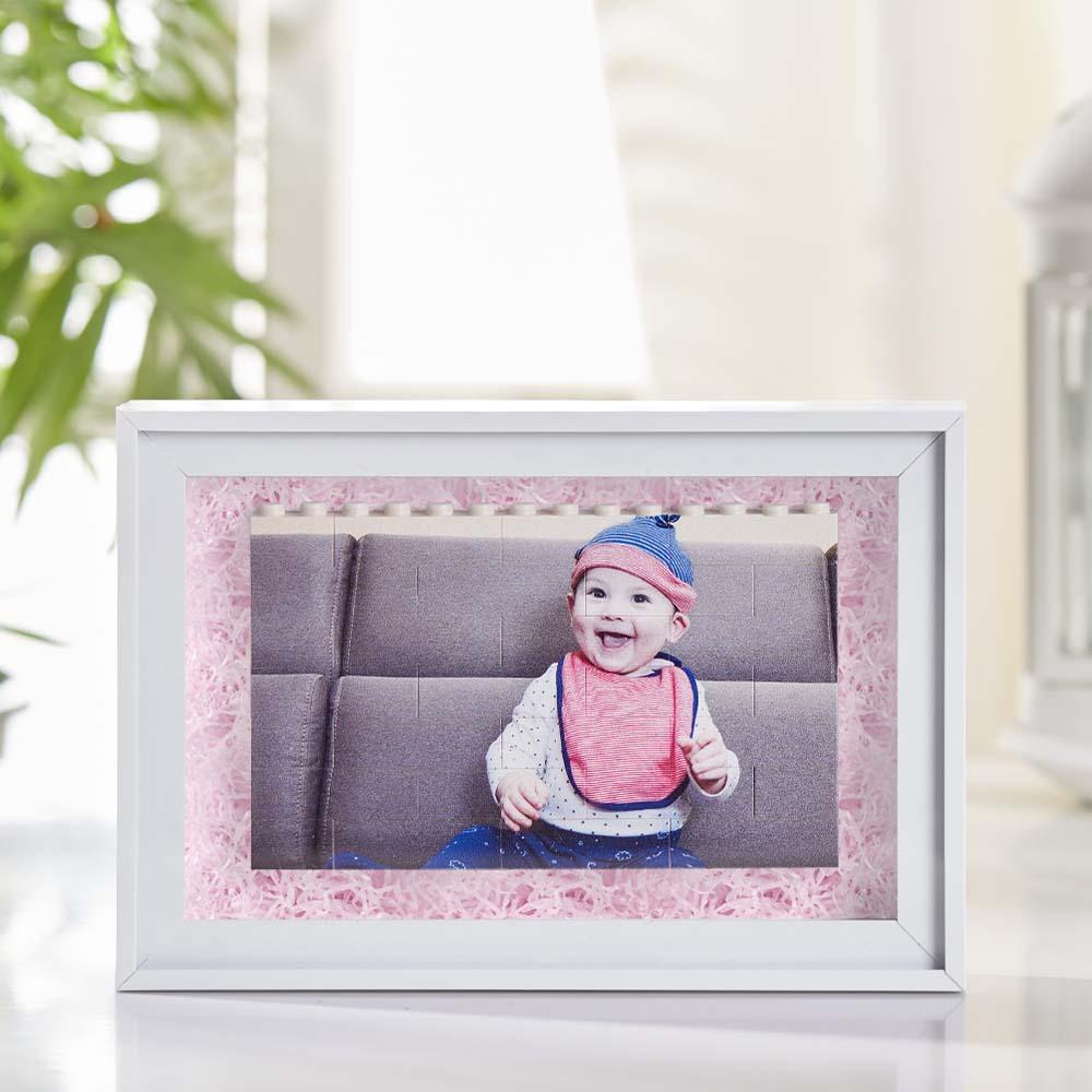 Frame only, bricks not included Thickened Hollow Photo Frame Stereo Specimen Frame 29.7*21cm - soufeelmy