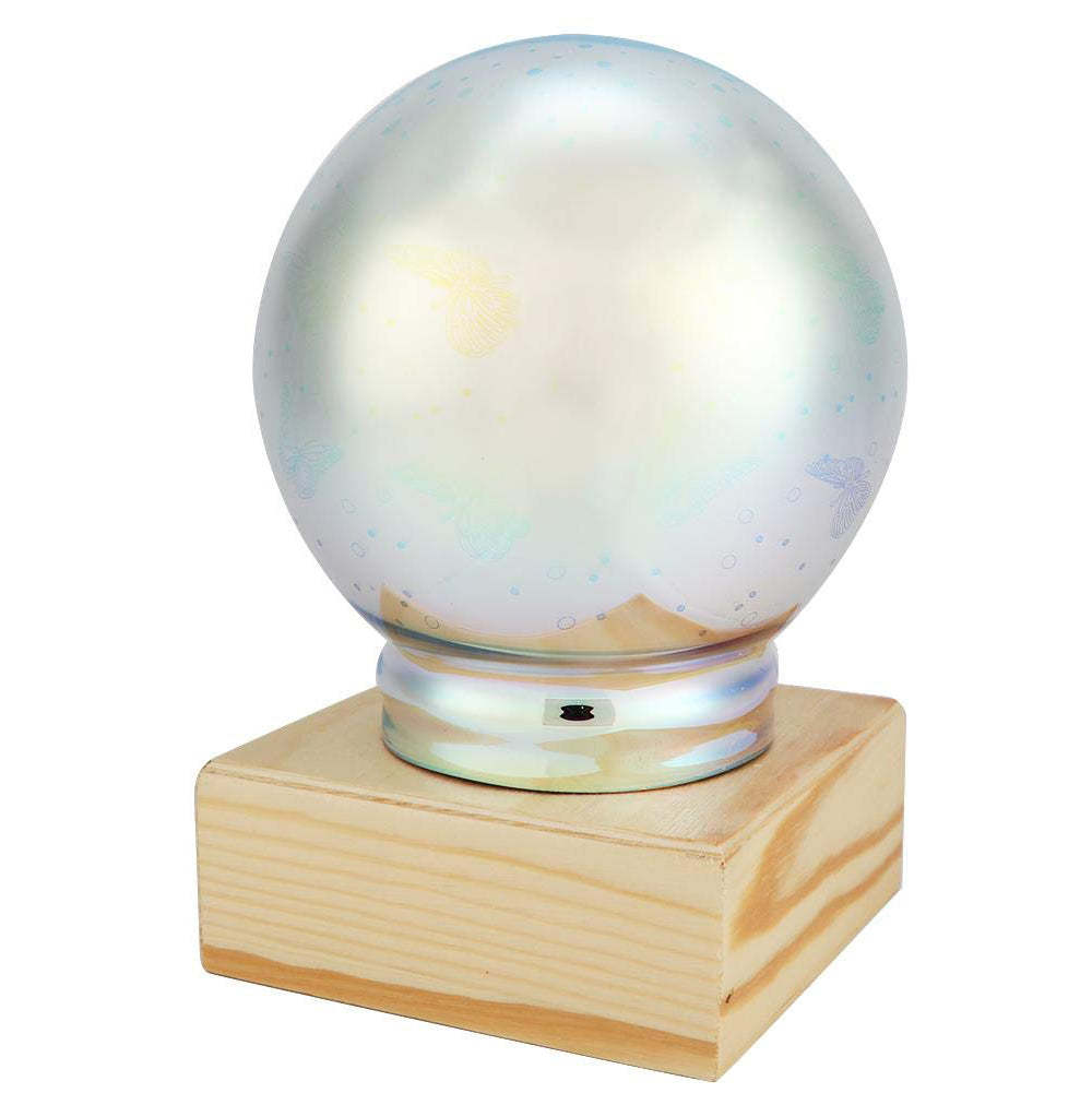 3D Firework Night Light Projector Lamp Magic Crystal Glass Ball Light - soufeelmy