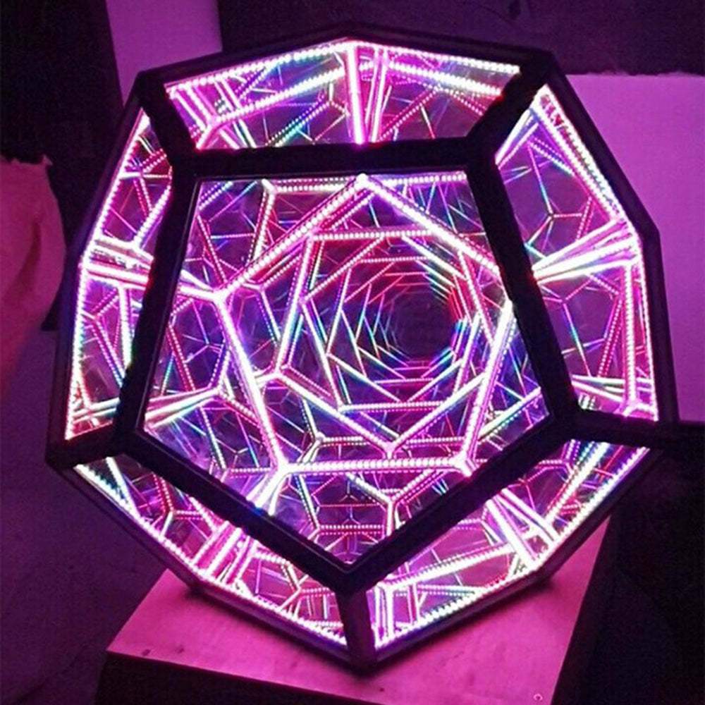 Infinity Dodecahedron Light Creative Color Art Night Light Home Decor Gifts - soufeelmy