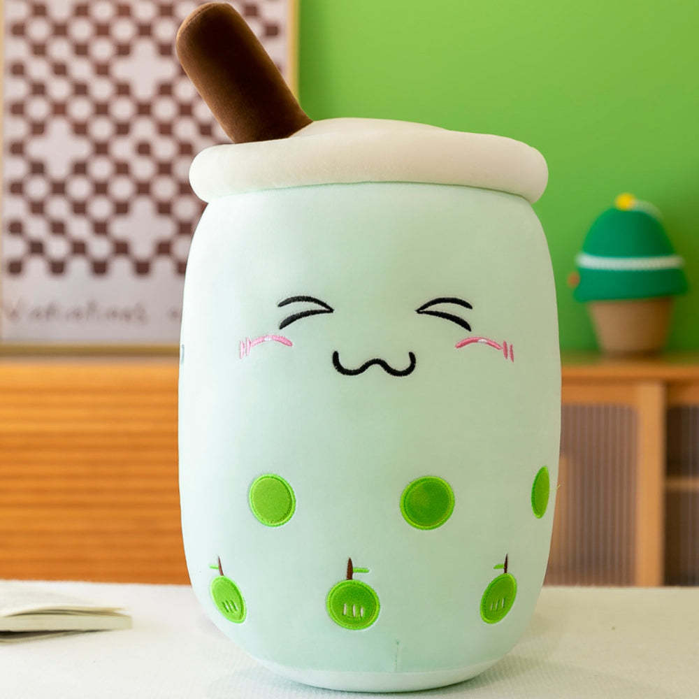 Boba Plush Bubble Tea Plushies Cute Stuffed Milk Tea Cartoon Animal Toy Gifts for Kids Bubble Tea Boba Lovers - soufeelmy