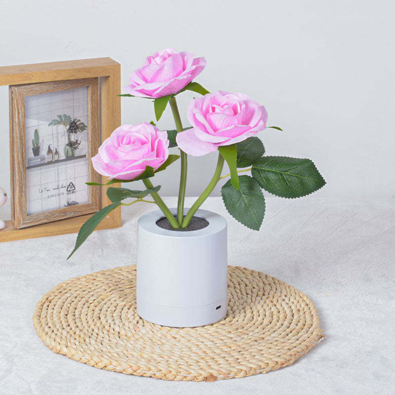 Flowers Table Lamp Rose Night Light Home Decor Gifts for Mother's Day - soufeelmy