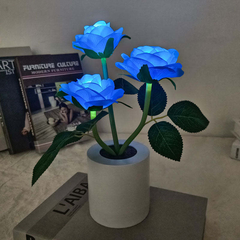 Flowers Table Lamp Rose Night Light Home Decor Gifts for Mother's Day - soufeelmy