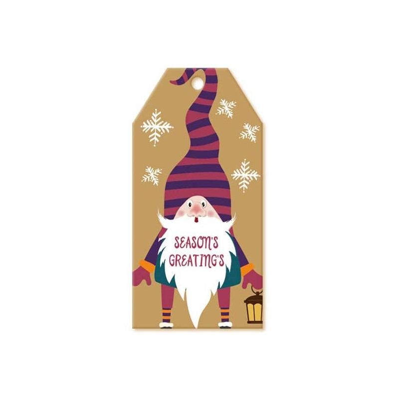 100pcs Merry Christmas Decoration Label Gift Card Christmas Tree Pendant Card - Santa Claus