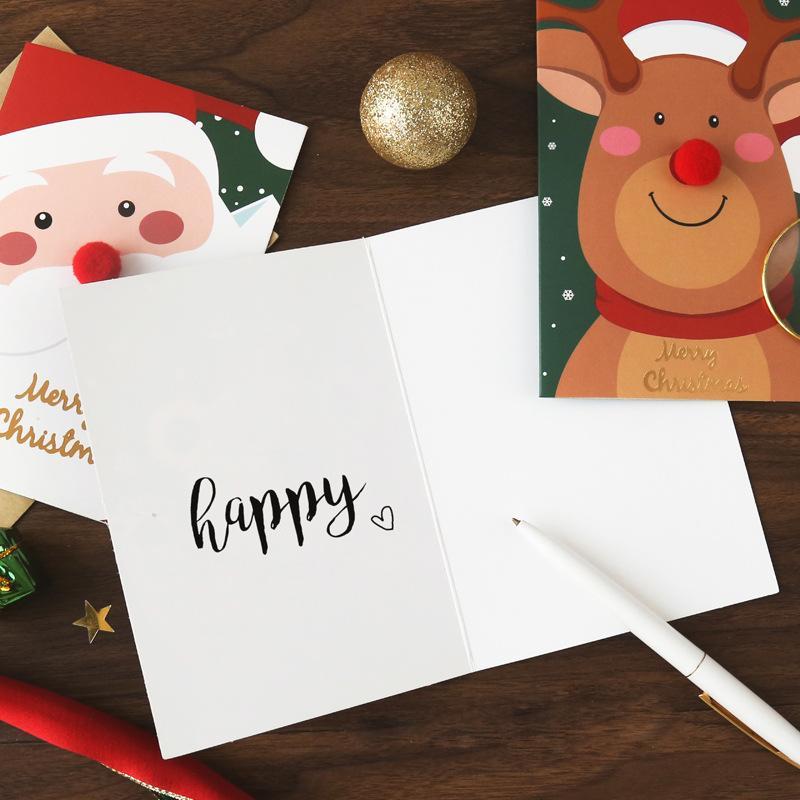 Christmas Holiday Greeting Cards with Envelopes Gift for Friends - 