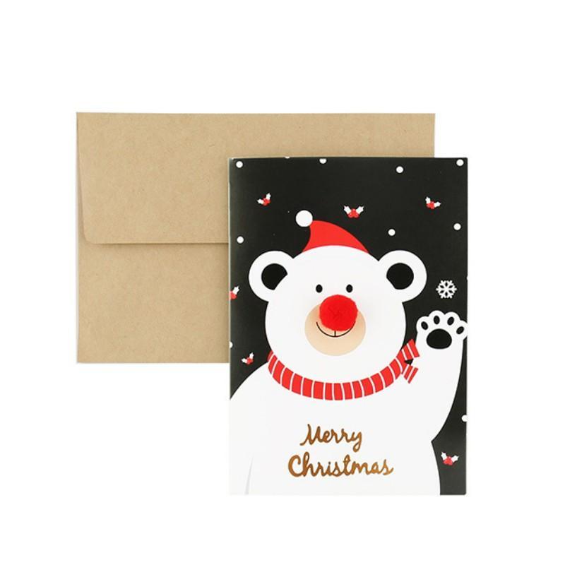 Christmas Holiday Greeting Cards with Envelopes Gift for Friends - 