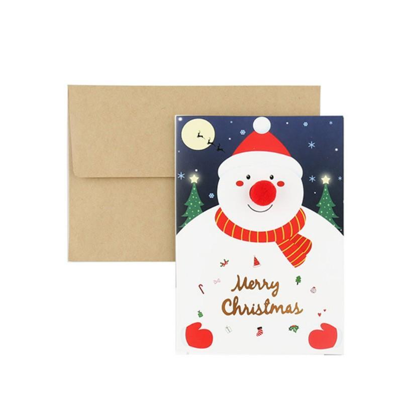 Christmas Holiday Greeting Cards with Envelopes Gift for Friends - 