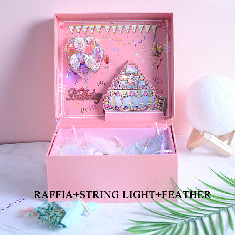 Luxury Gift Box Creative Finish Box Gift for Wedding and Birthday - soufeelmy
