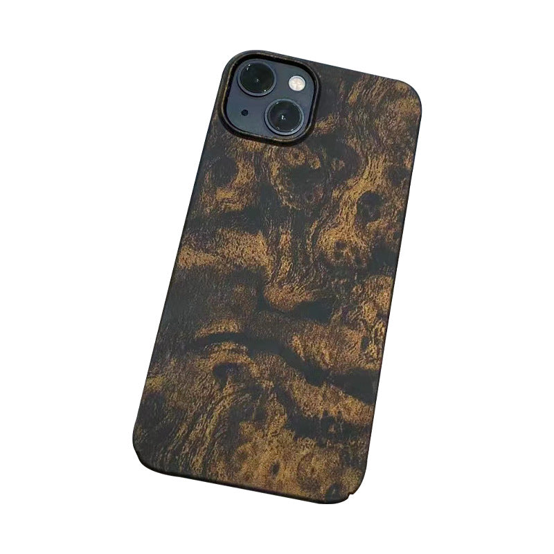 Wood Grain High Grade Feeling Simple Mobile Phone Case Gift for Him - soufeelmy