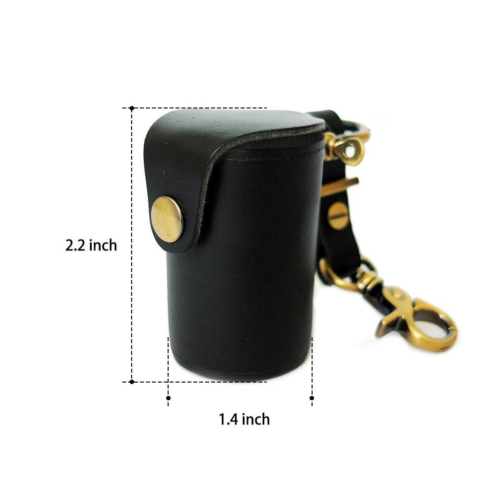 Digital Camera Accessories Camera Leather Film Bottle Case Film Storage Holster Key Chain