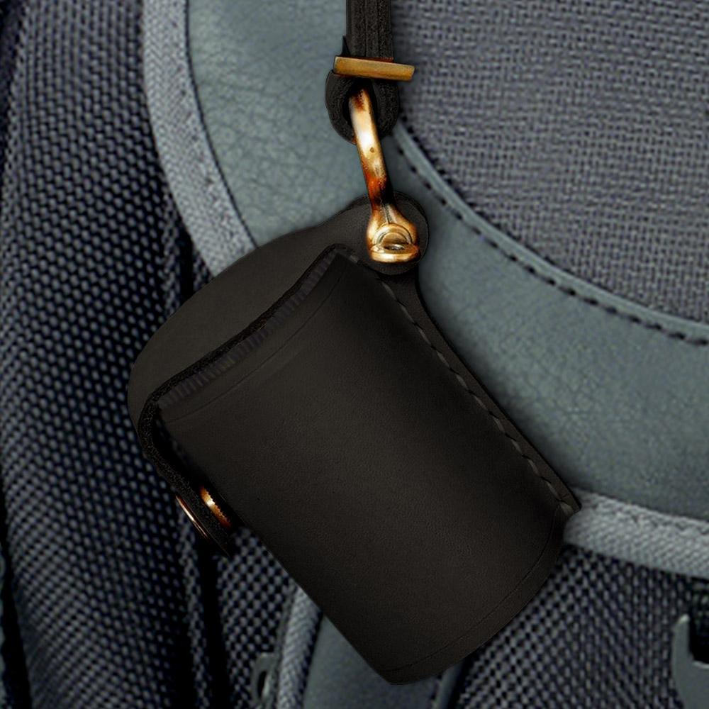 Digital Camera Accessories Camera Leather Film Bottle Case Film Storage Holster Key Chain -