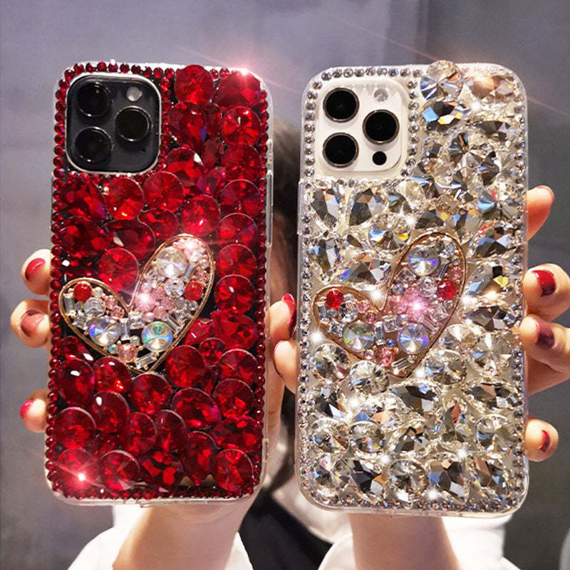 Love Diamond Digital Mobile Phone Case Gift for Her - soufeelmy