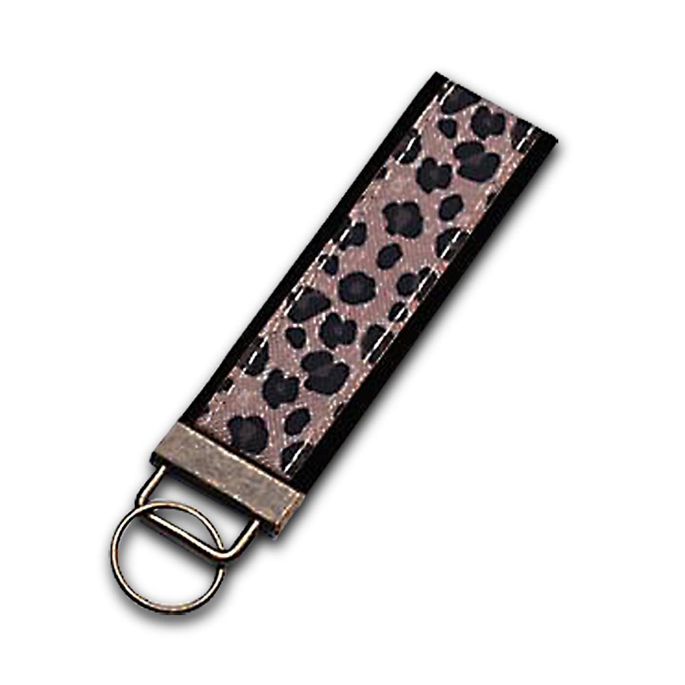 Leopard Print Wristlet Keychain Fashion Wrist Strap for Women - soufeelmy