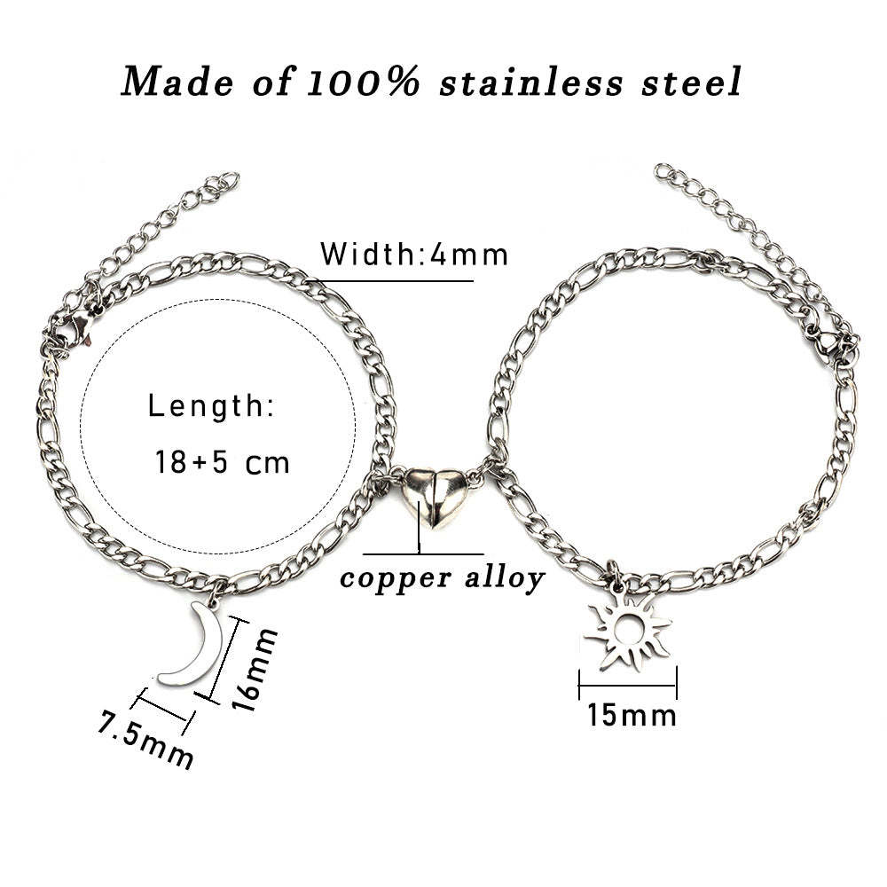 Magnetic Couple Bracelet Set Valentine's Day Gift for Couples - soufeelmy