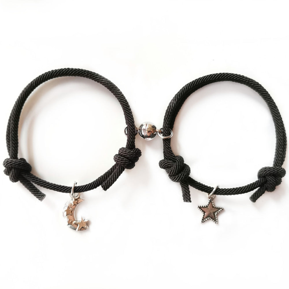 Magnetic Couple Weave Bracelet Set Valentine's Day Gift for Couples Friends - soufeelmy