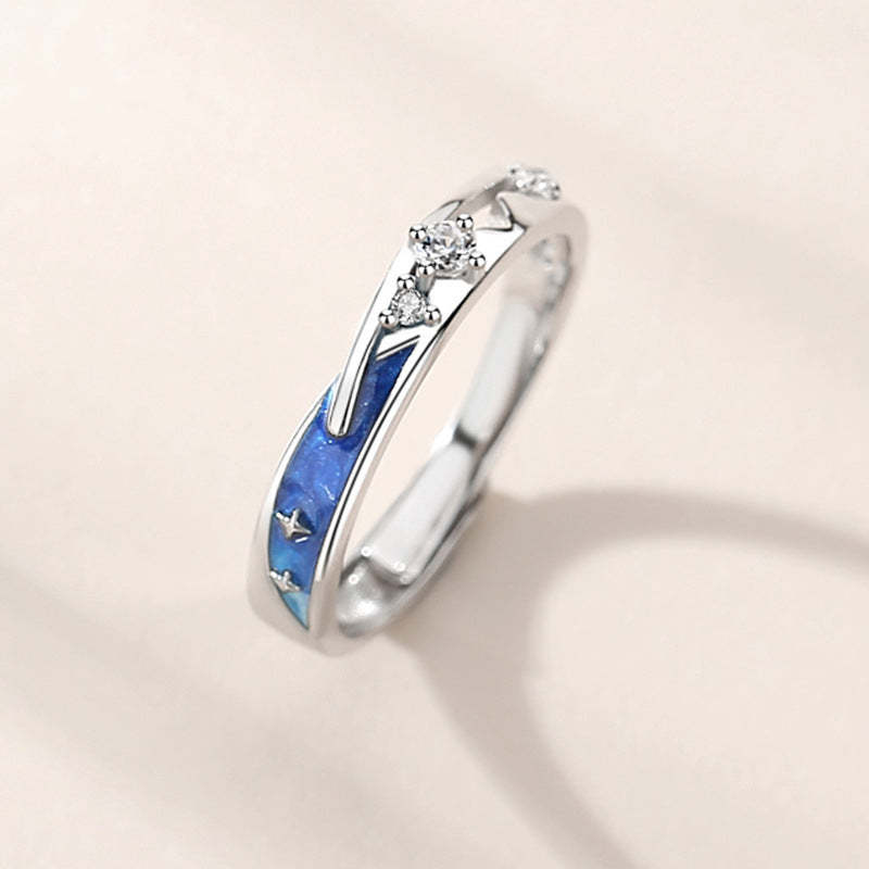 Meteor Star Couple Rings Matching Rings Adjustable Ring Jewelry Gift - soufeelmy