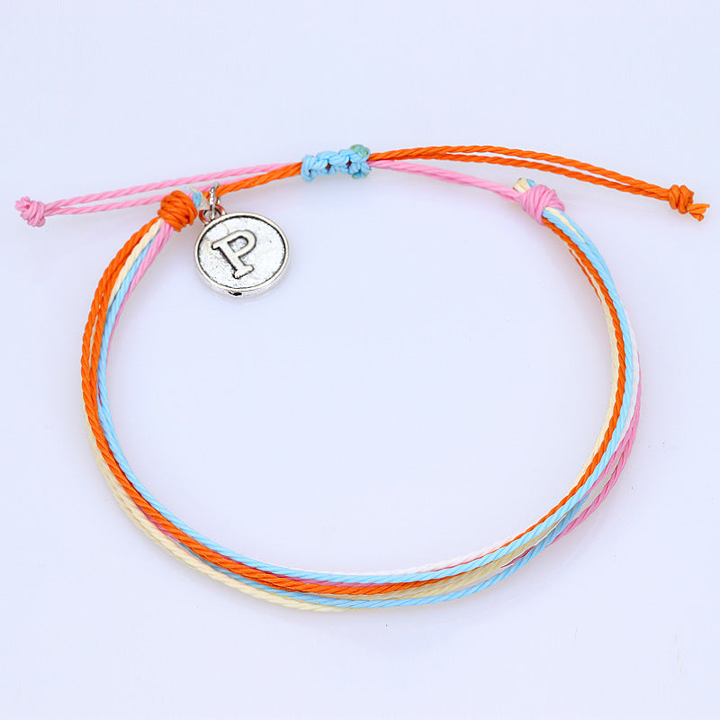 Stylish Braided Bracelet Adjustable Handmade Waterproof Beachy Bracelet - soufeelmy