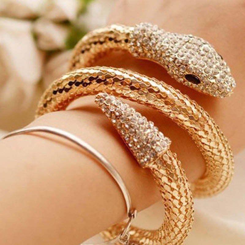 Punk Bracelet Snake Exaggerated Multilayer Gifts - soufeelmy