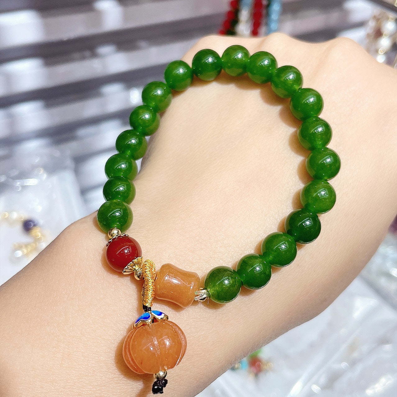 Personalized Bracelet Exquisite Jade Pendant Bracelet Gifts - soufeelmy